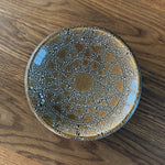 Vintage 70s Purbeck studio pottery patterned glazed bowl Palace of Nowhere