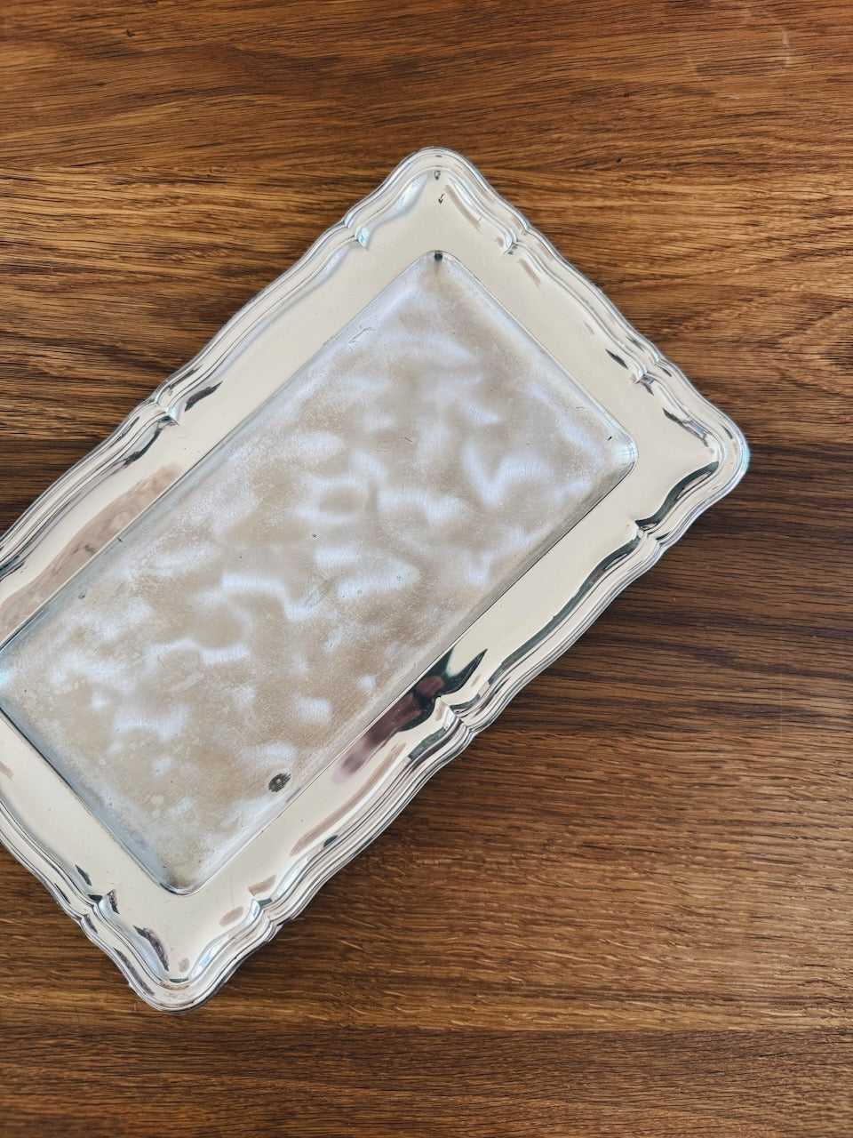 Vintage 70s silver-plated serving tray Palace of Nowhere