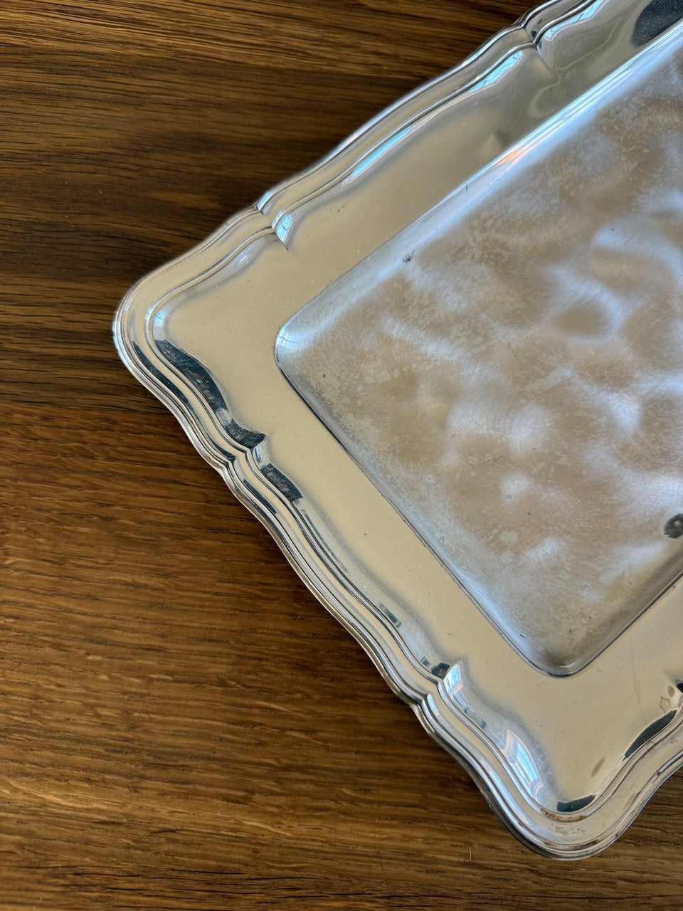Vintage 70s silver-plated serving tray Palace of Nowhere