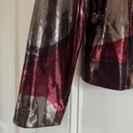 Vintage 90s Y2K zip up metallic jacket Palace of Nowhere