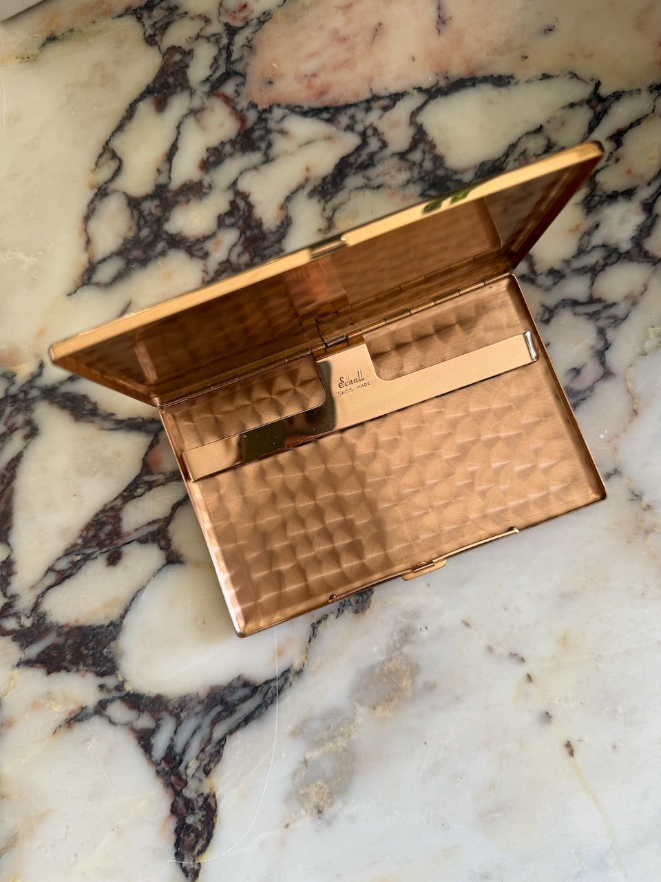 Vintage Swiss 1950s cigarette case at Palace of Nowhere