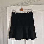 Vintage Y2K Celine scuba ruffle skirt at Palace of Nowhere