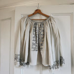 Vintage embroidered wide sleeve folk blouse Palace of Nowhere