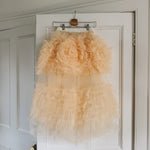 Vintage handmade tulle long midi skirt Palace of Nowhere