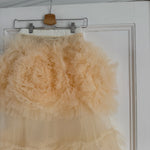Vintage handmade tulle long midi skirt Palace of Nowhere