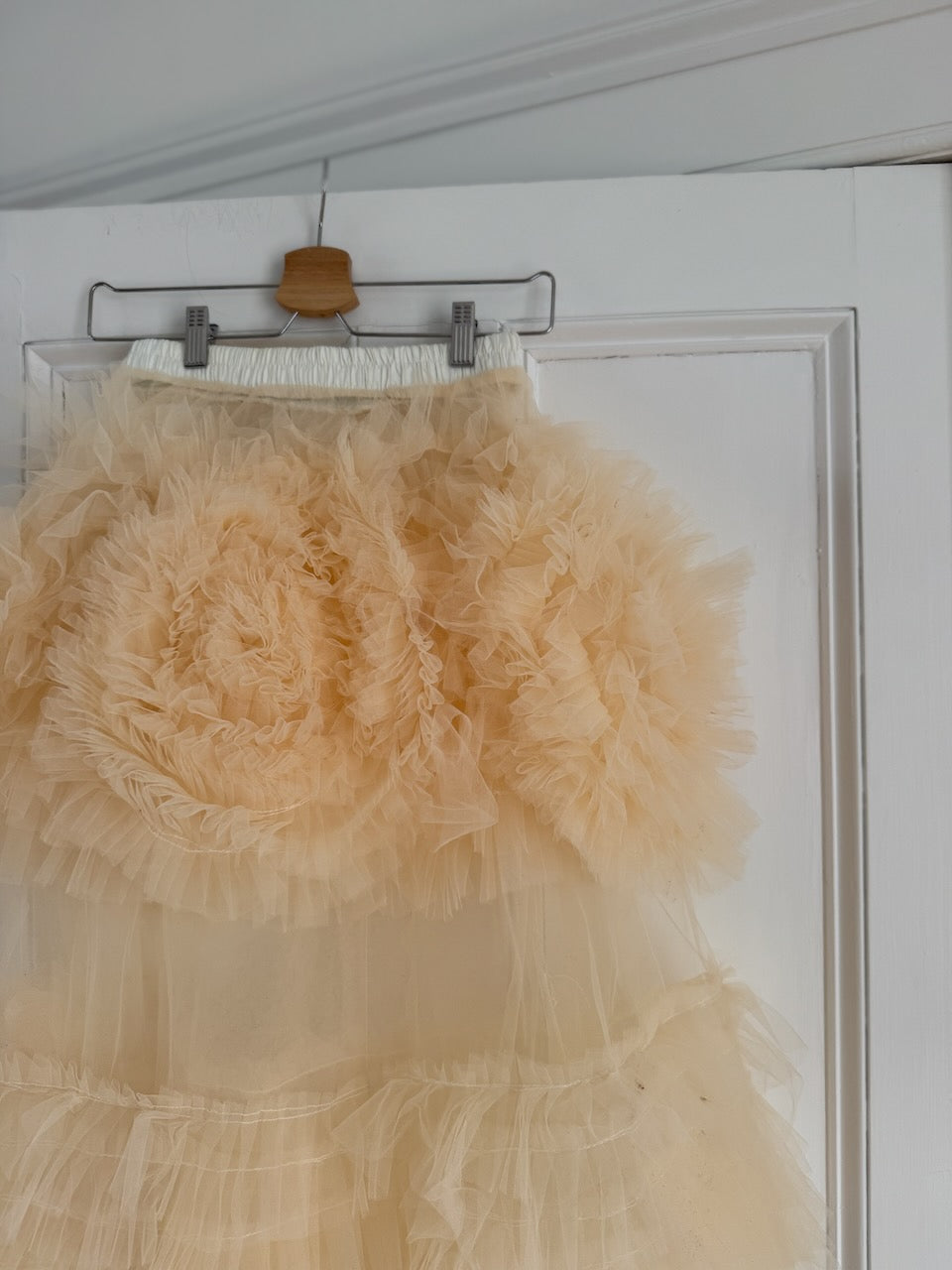 Vintage handmade tulle long midi skirt Palace of Nowhere