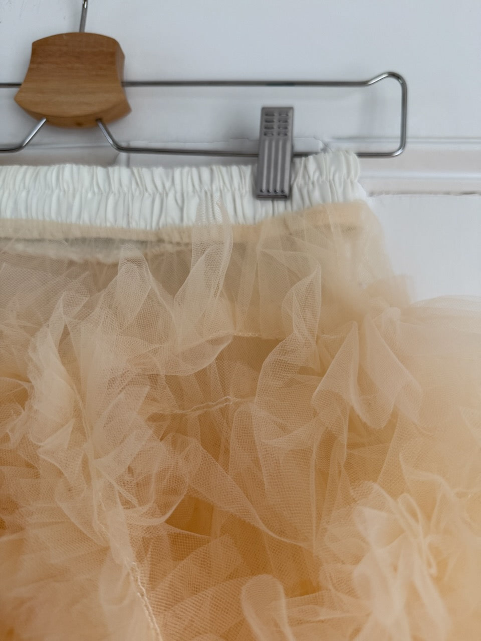 Vintage handmade tulle long midi skirt Palace of Nowhere