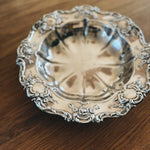 Vintage late 19th century silver plated footed bowl Palace of Nowhere
