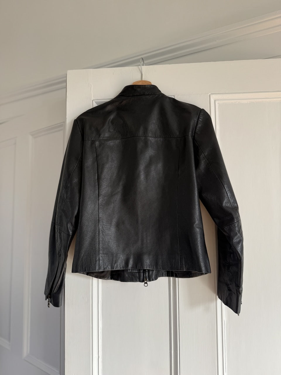 Vintage late 70s black leather jacket Palace of Nowhere