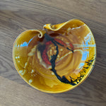 Vintage mid century large asymmetric lipped studio pottery bowl Palace of Nowhere