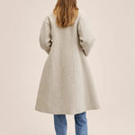 Mango oatmeal wool blend double breasted coat at Palace of Nowhere